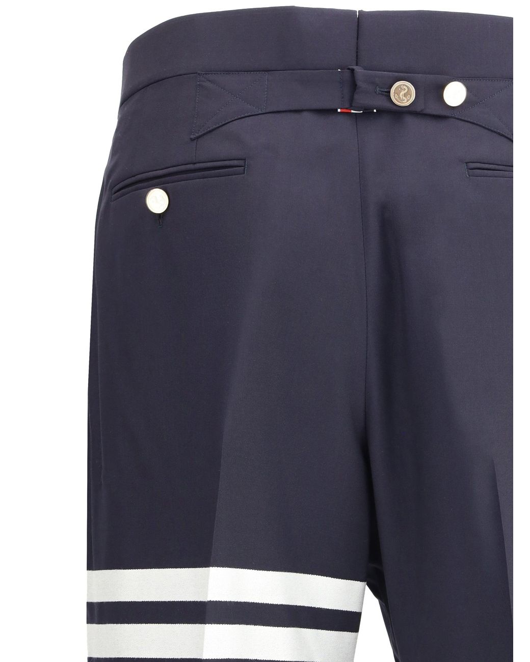 Thom Browne Blue Pants for men