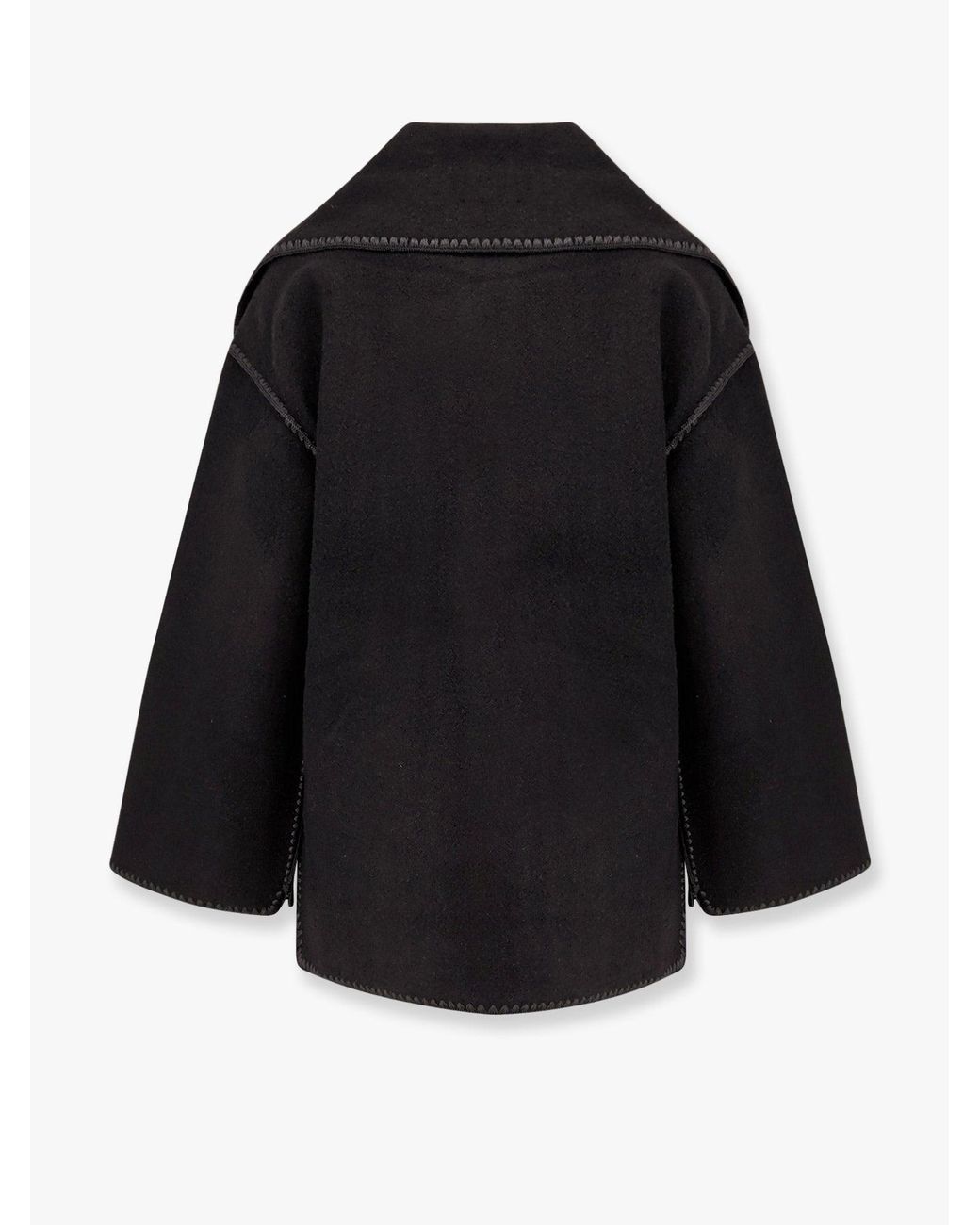 Totême Black Embroidered Scarf Jacket