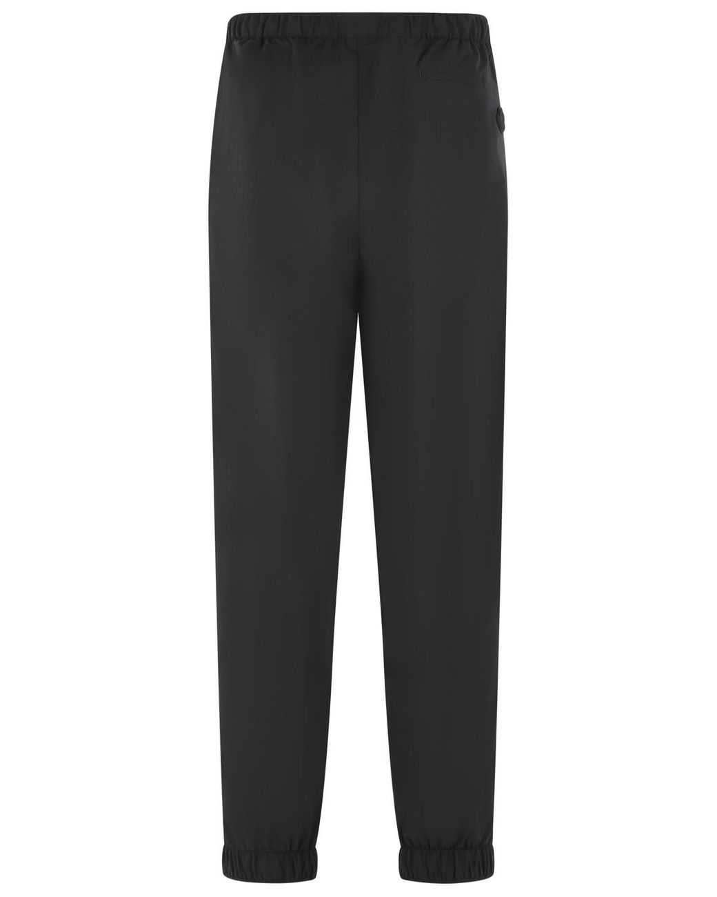 Moncler Gray Technical Trousers for men