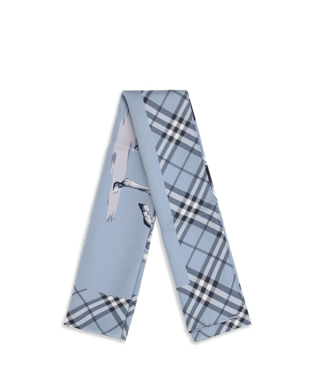 Burberry Blue Archive Knight Scarf for men