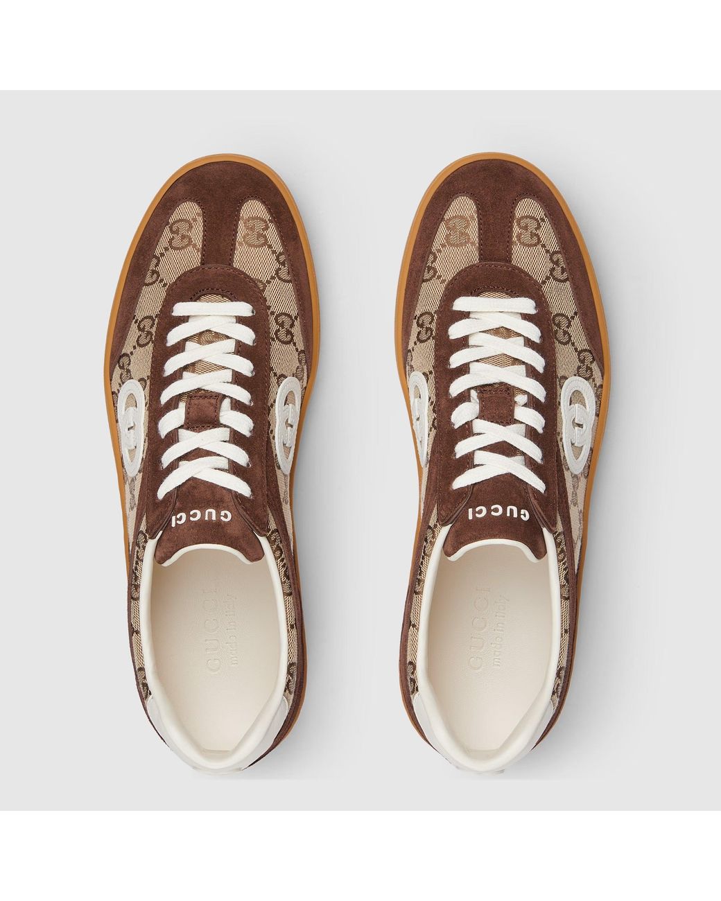 Gucci Brown "G75" Sneakers for men