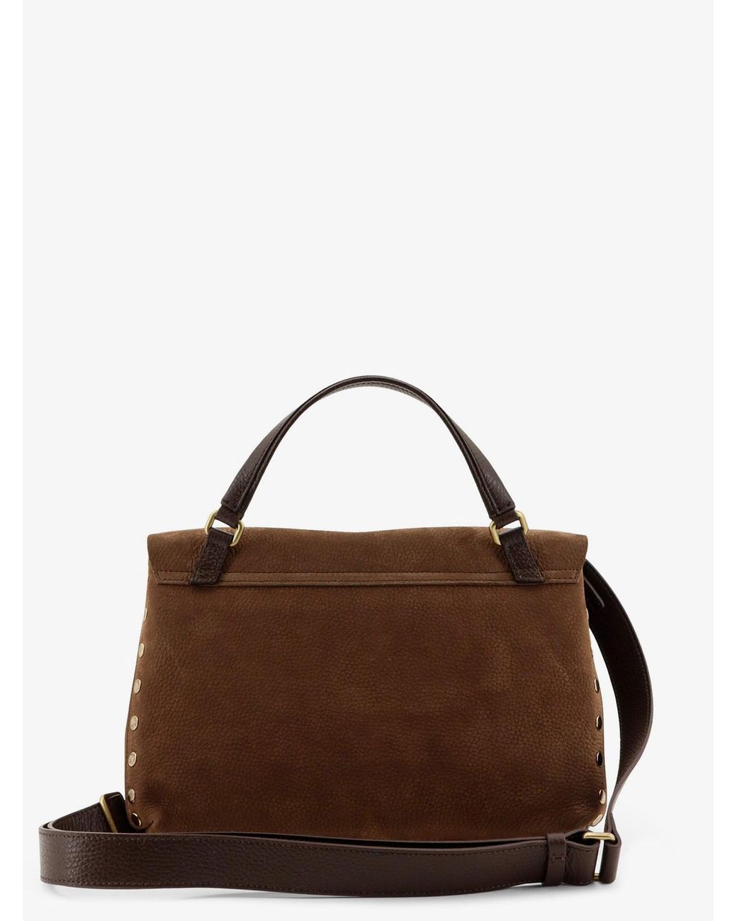Zanellato Brown Postina Jones Nubuck Handbag