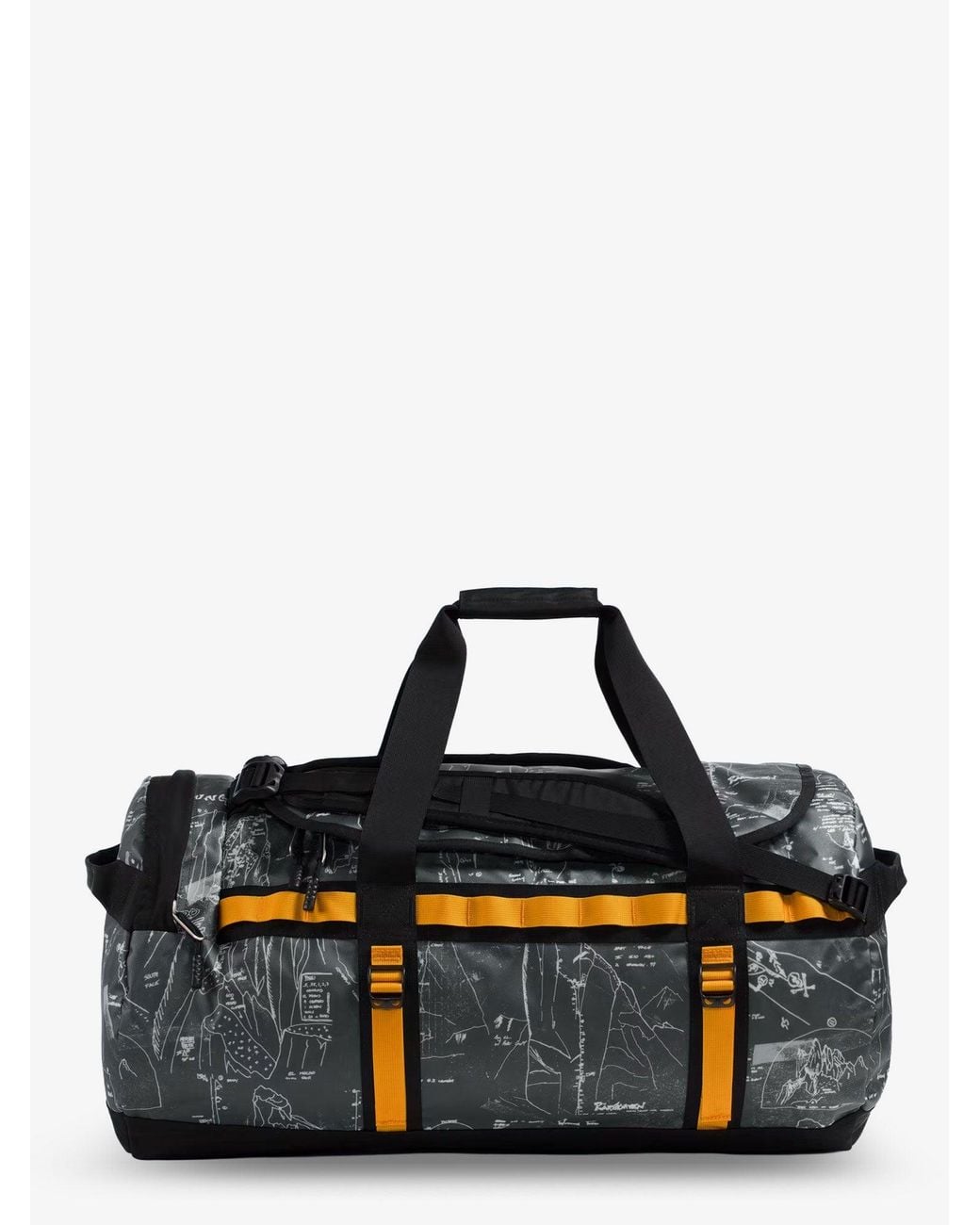 The North Face Black Recycled Pvc Base Camp Duffel Backpack for men