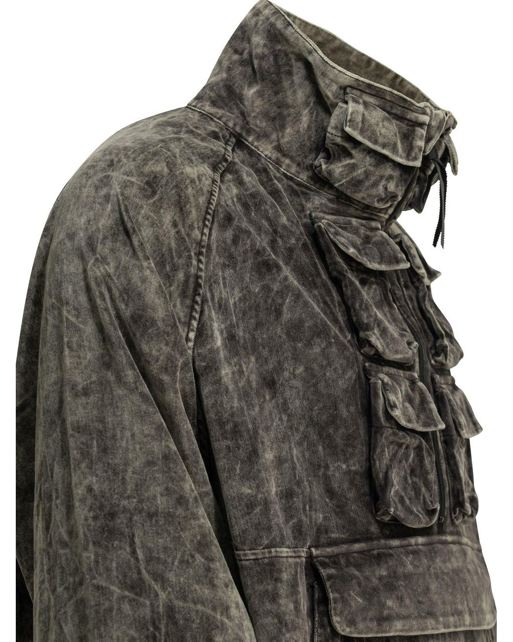 Kapital Black Velveteen Nickle 6 Jacket for men