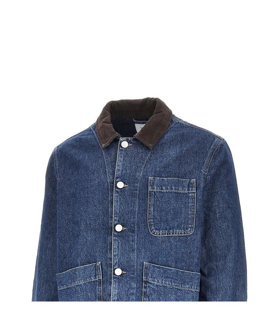 Wax London Blue 'Healey' Denim Jacket for men