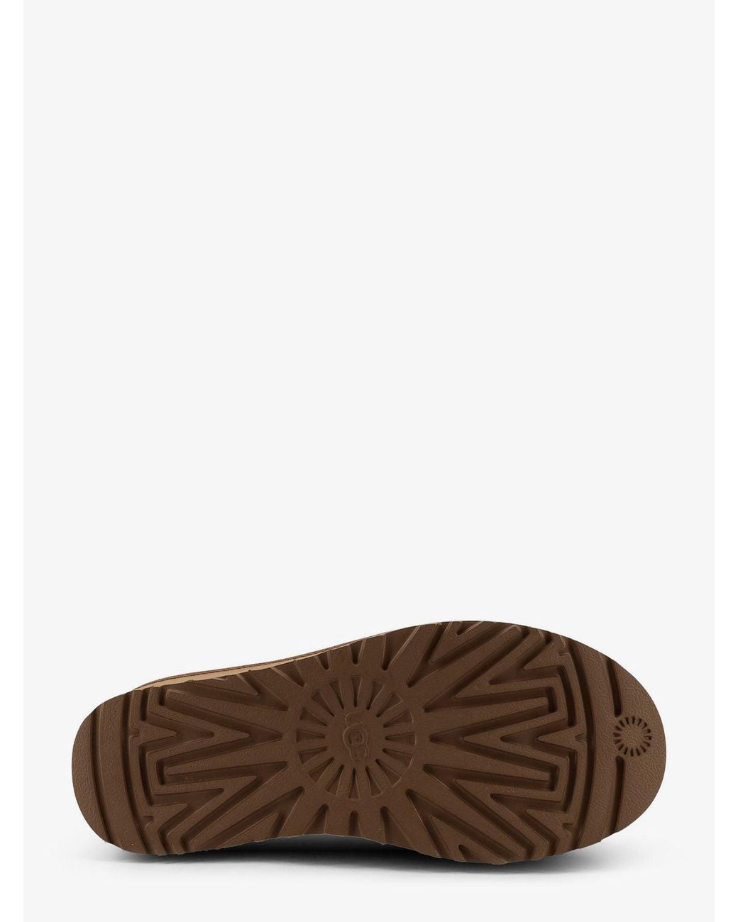 Ugg Brown Suede Shearling-Lined Platform Ankle Boots