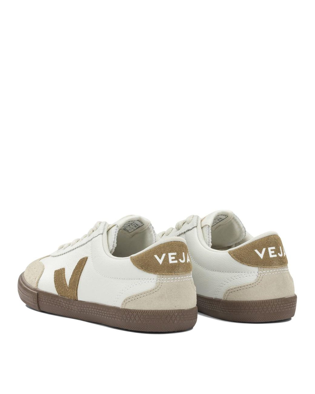 Veja White Volley Low-Top Sneakers
