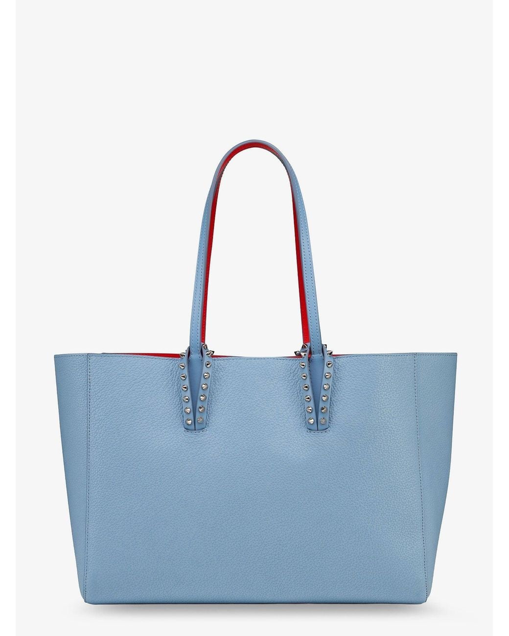 Christian Louboutin Blue Cabata Leather Shoulder Bag