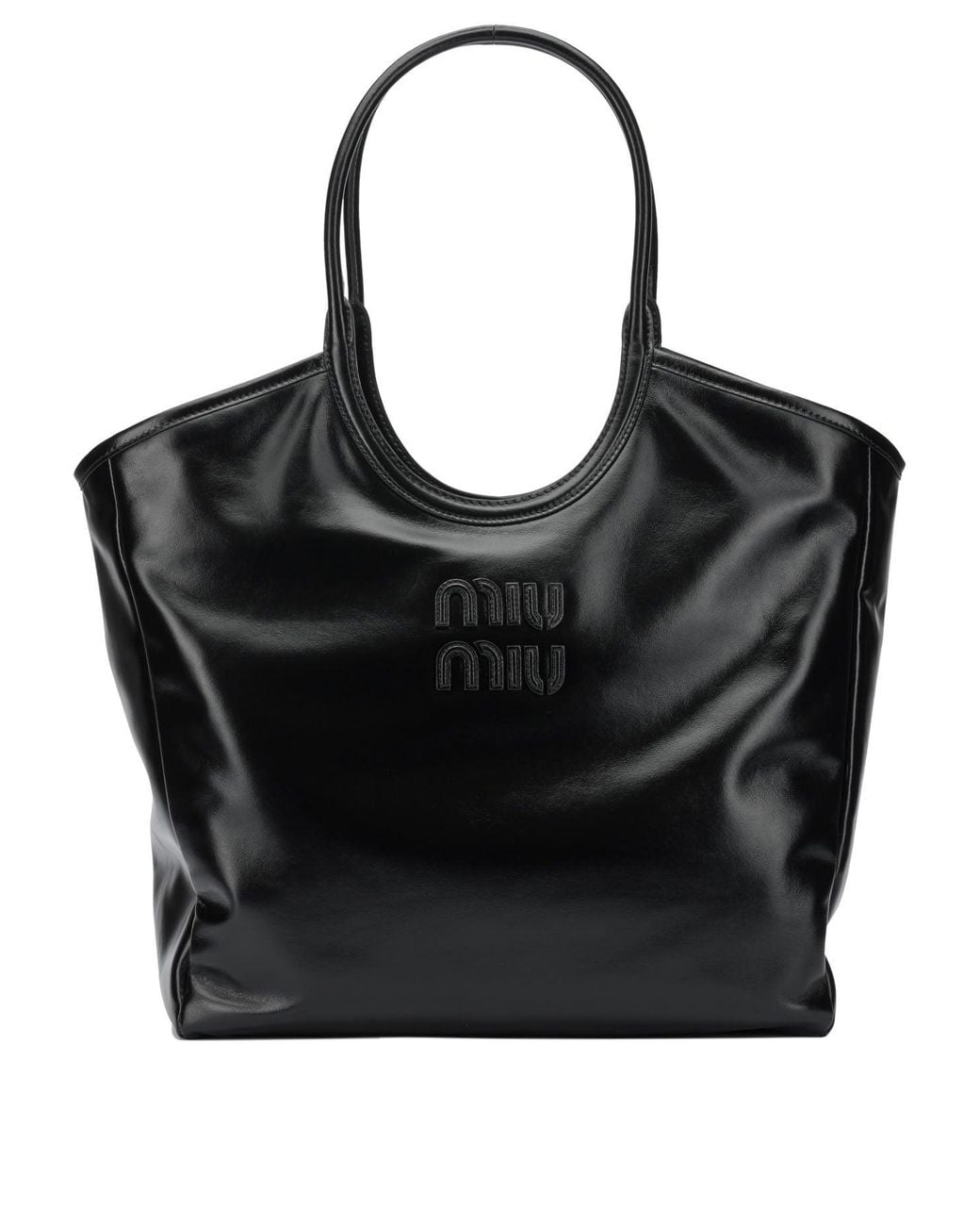 Miu Miu Black "Ivy" Shoulder Bag