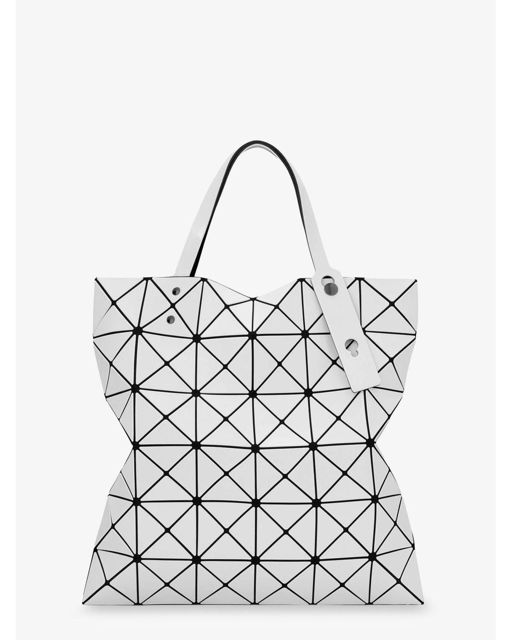 Issey Miyake White Lucent Shoulder Bag