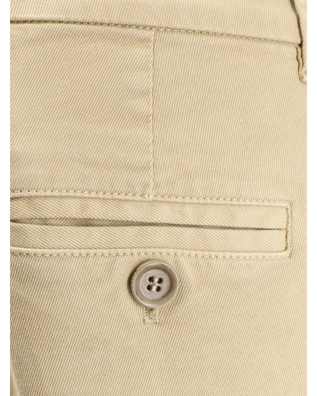Aspesi Natural Cotton Trousers