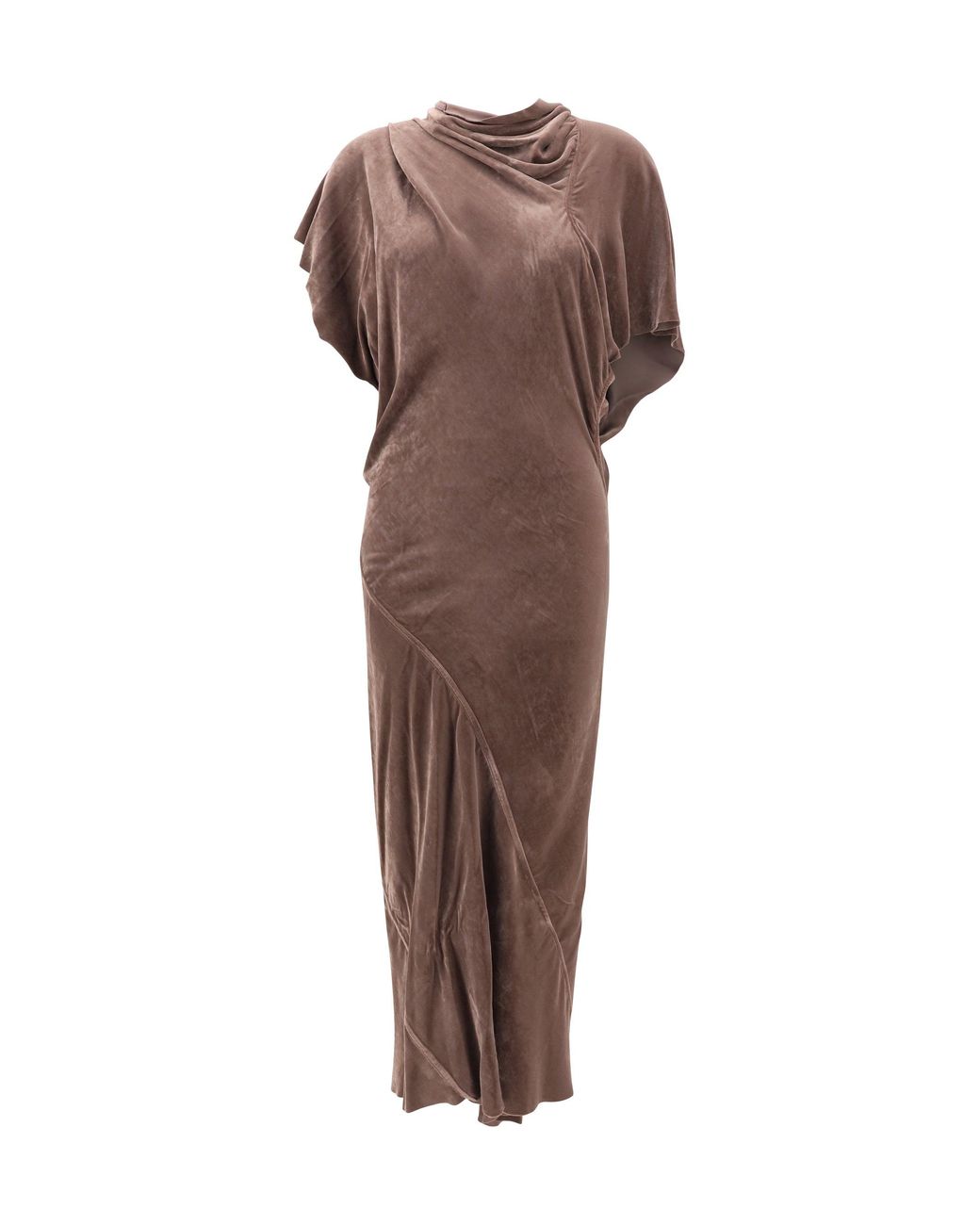 Rick Owens Brown Seb Dress