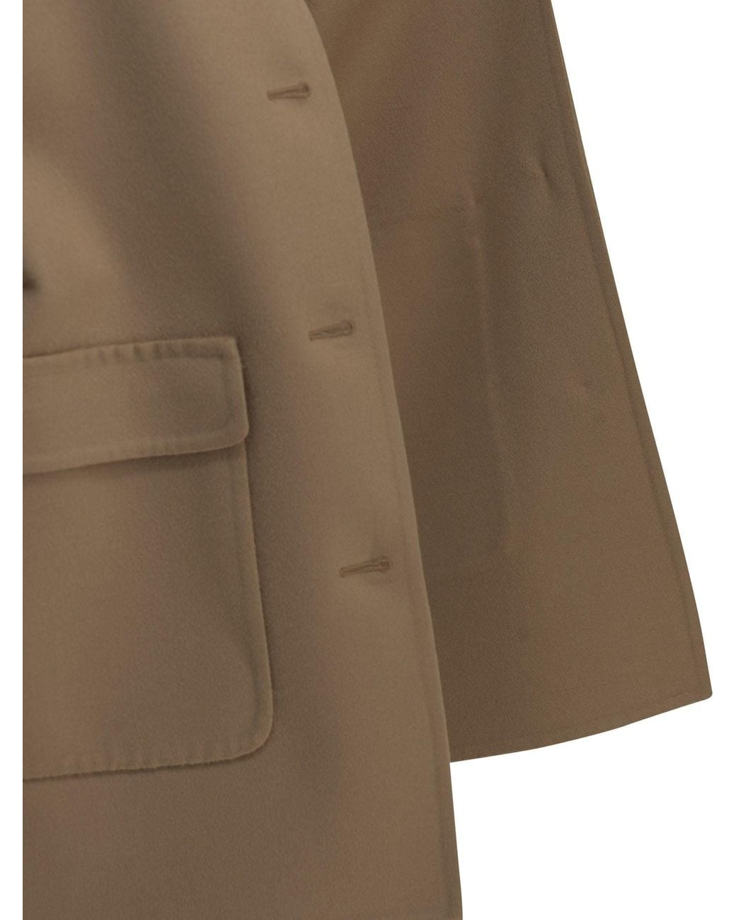 Valentino Natural Vlogo Short Coat