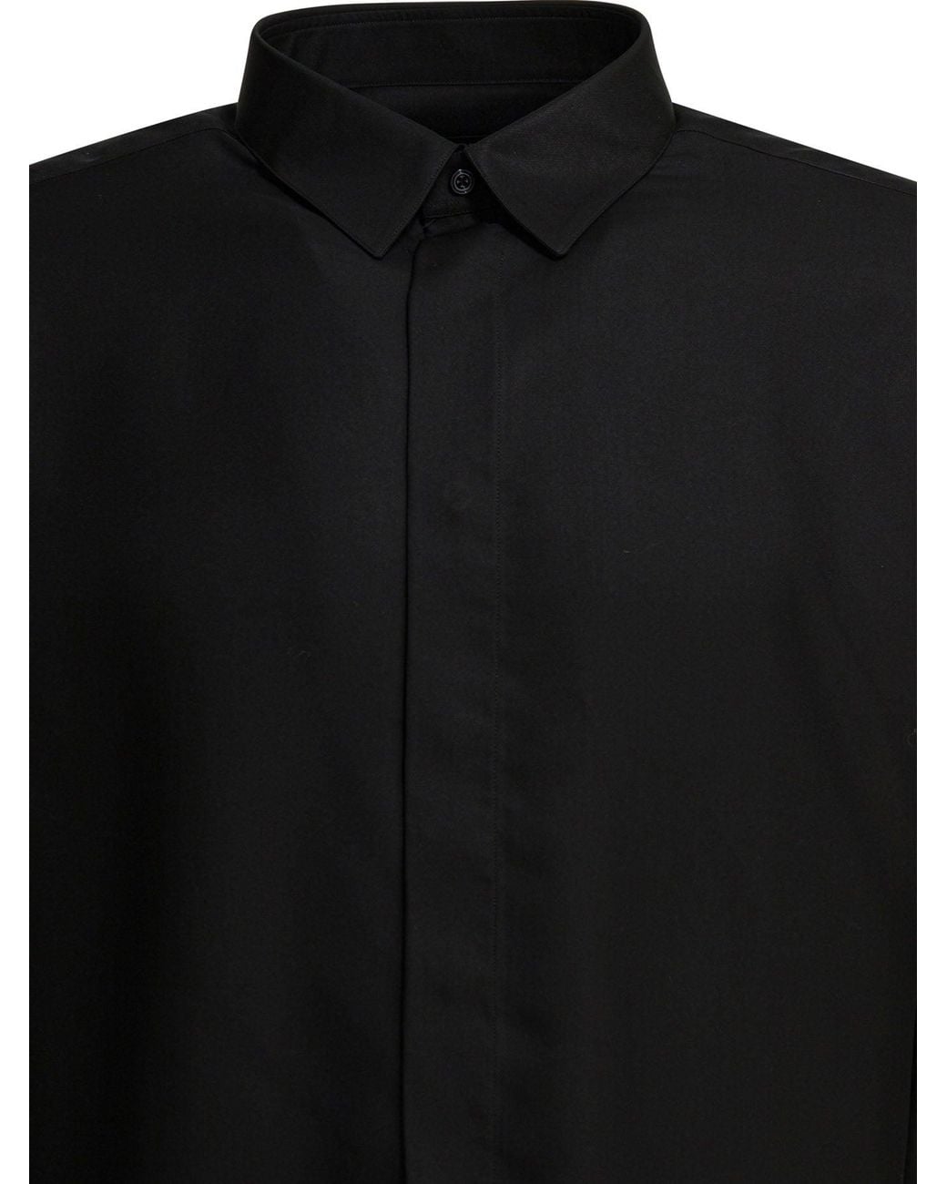 Tom Ford Black Washed Drapy Shirt for men