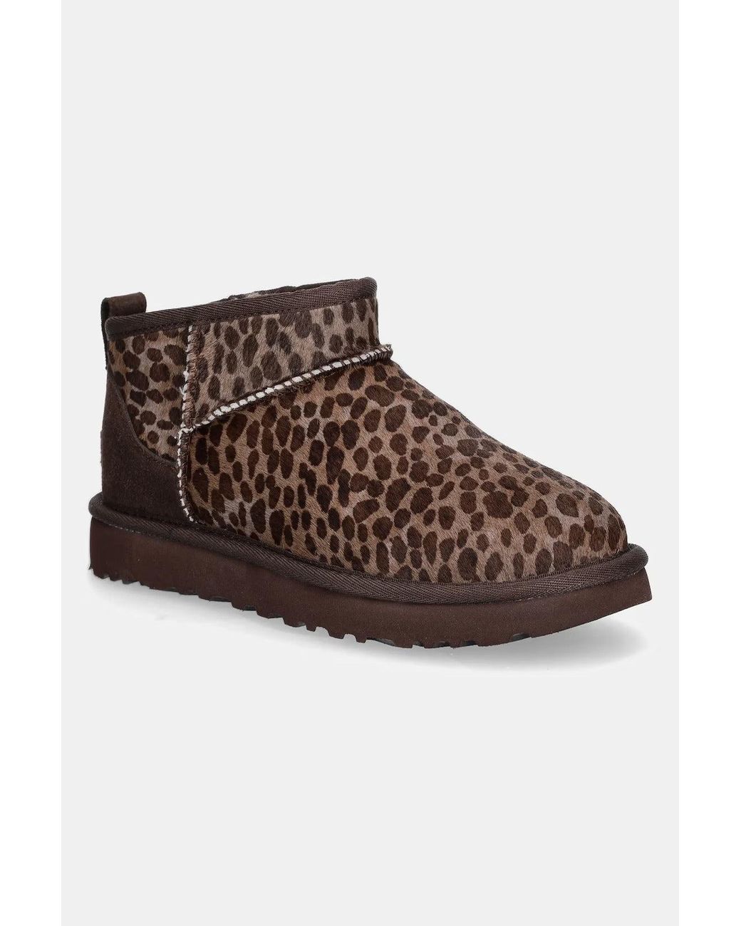 Ugg Brown "Ultra Classic Mini Caspian" Ankle Boots