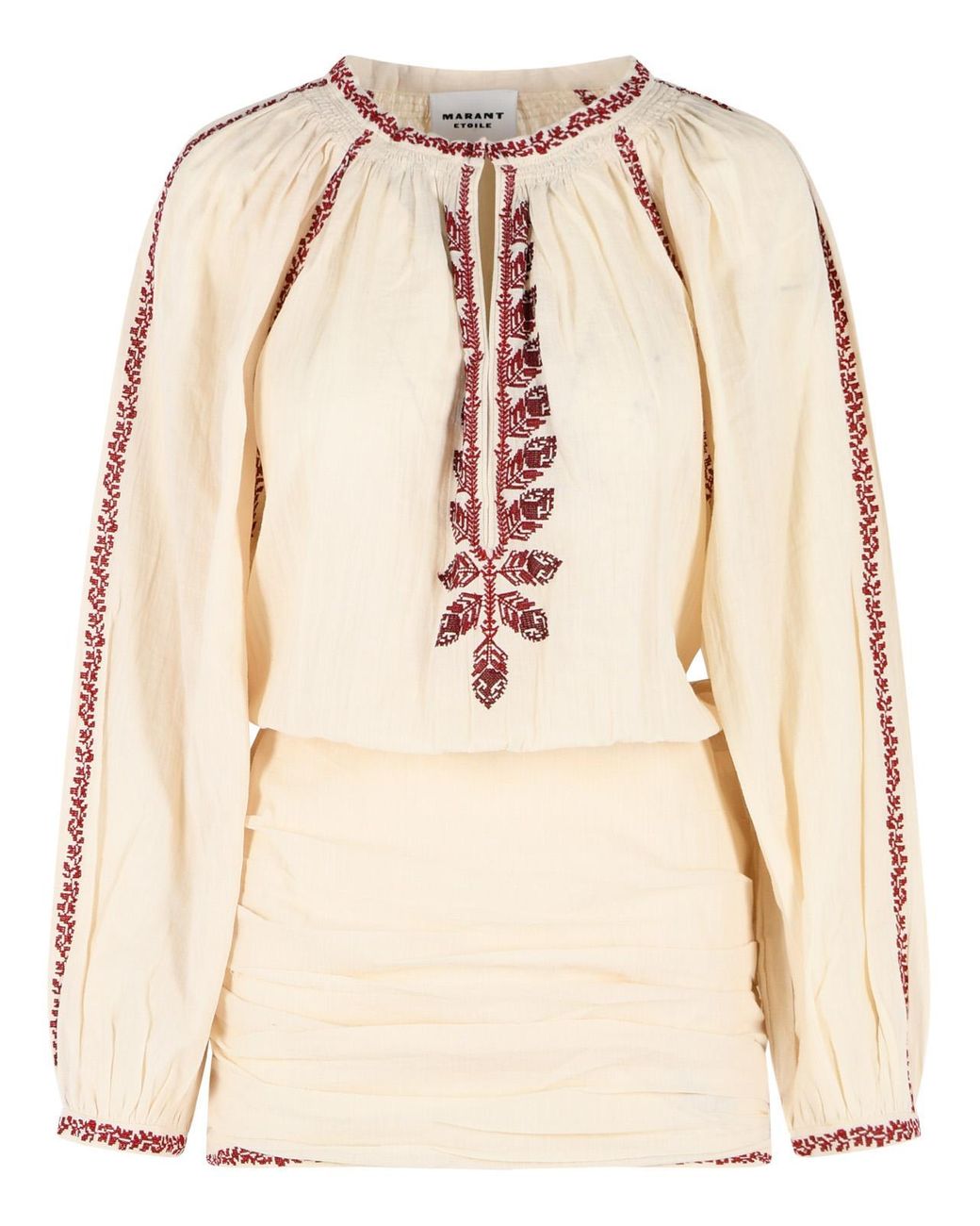Isabel Marant Natural 'Ludy' Short Dress