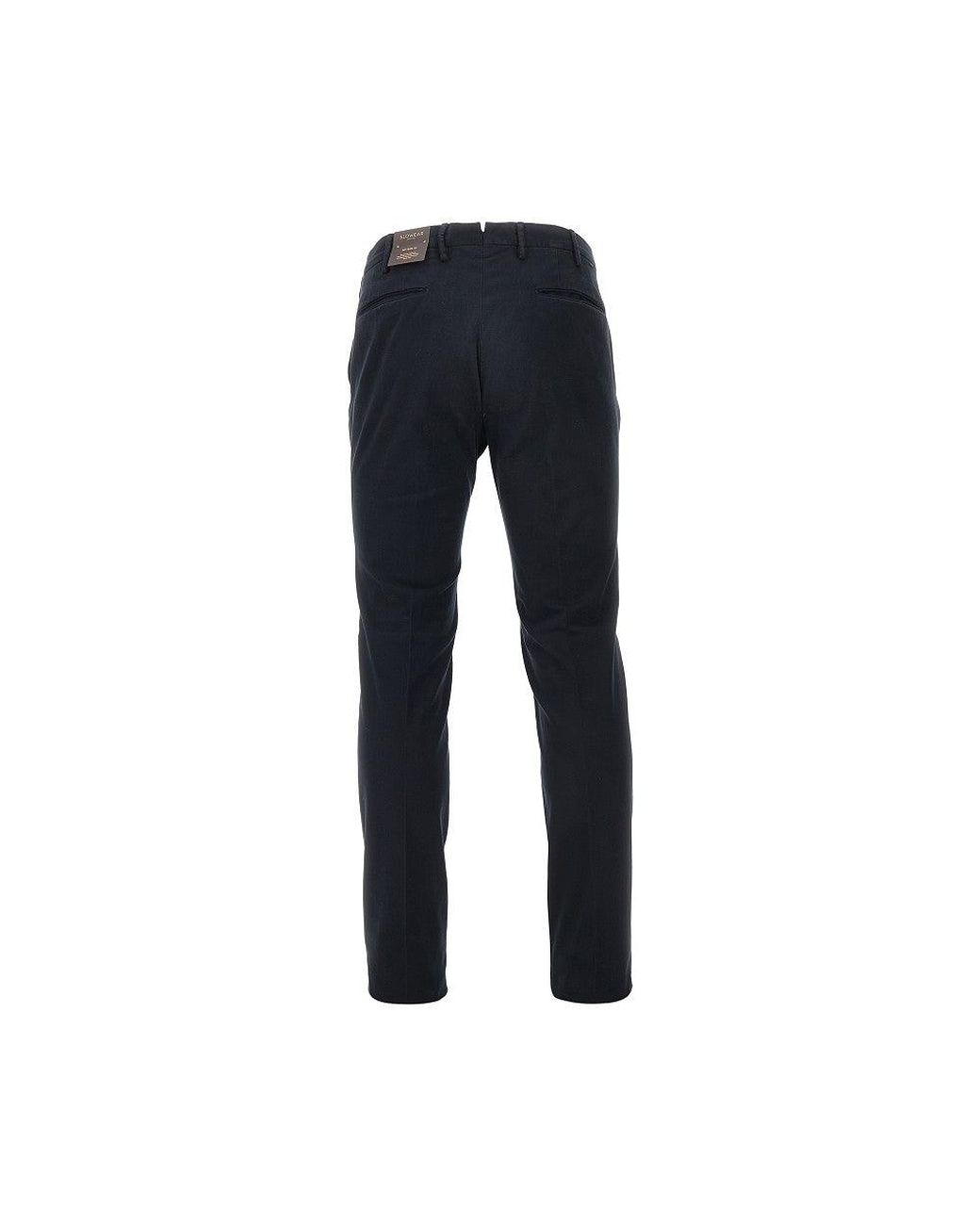 Incotex Blue Stretch Cotton '30' Slim Fit Trousers for men
