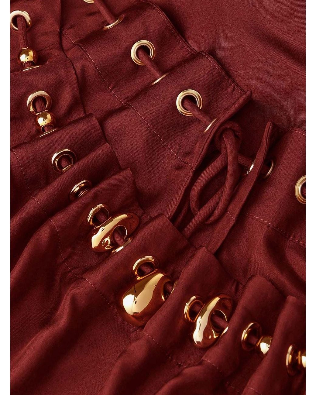 Zimmermann Red Aster Silk Shirt