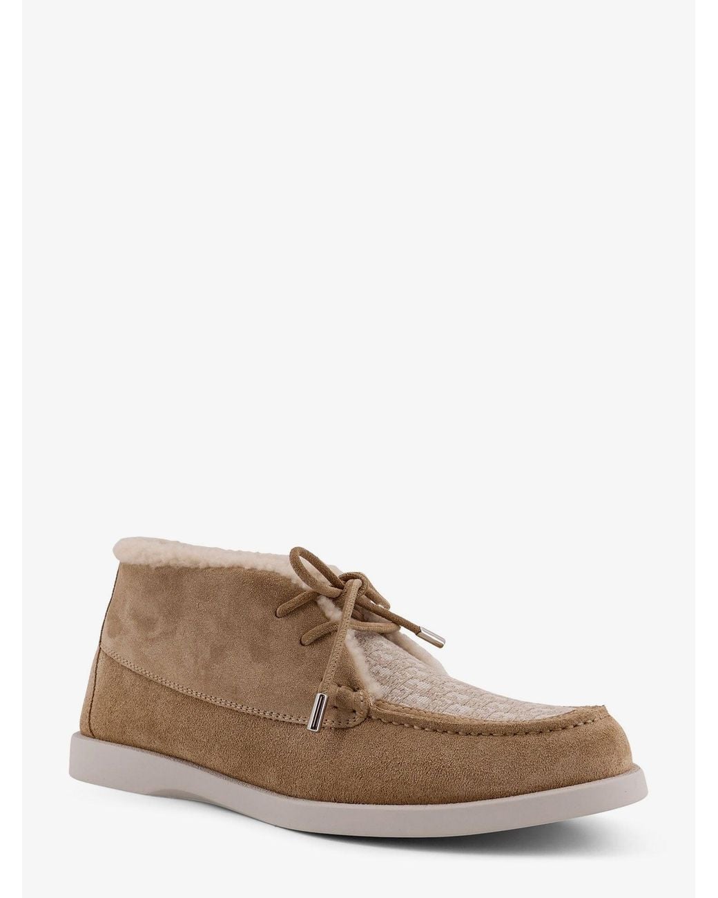 Dior Brown Dior Dior Granville Suede Lace-Up With Dior Oblique Logo for men