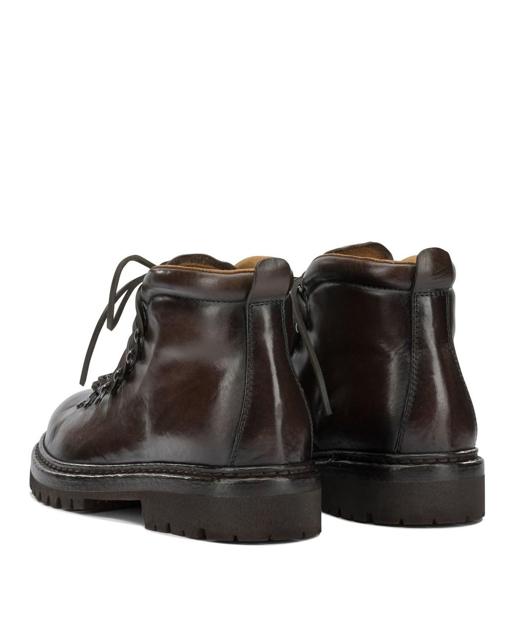 Officine Creative Black "Artik Flexi 002" Lace-Up Ankle Boots for men