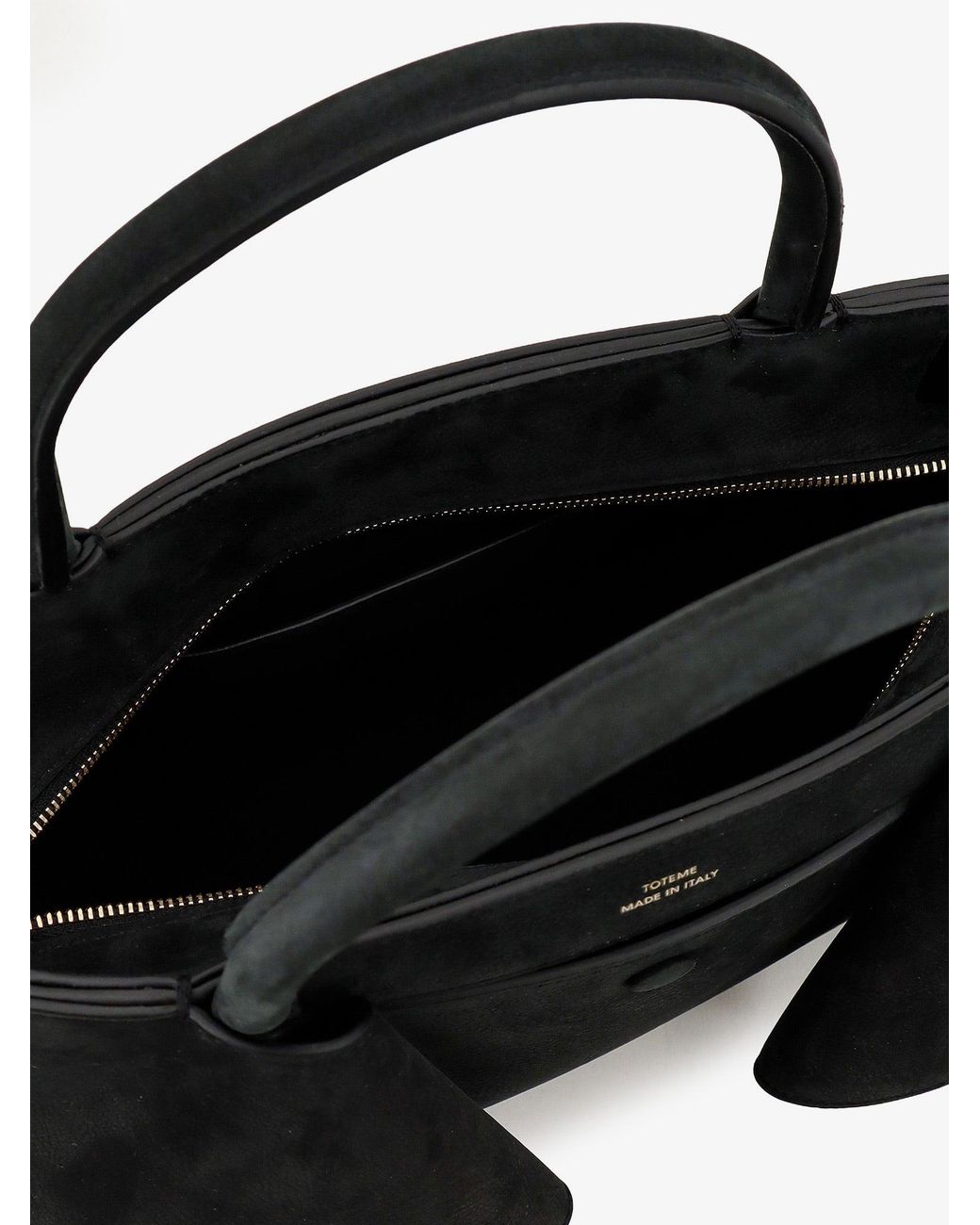 Totême Black Mercer Small Leather Handbag