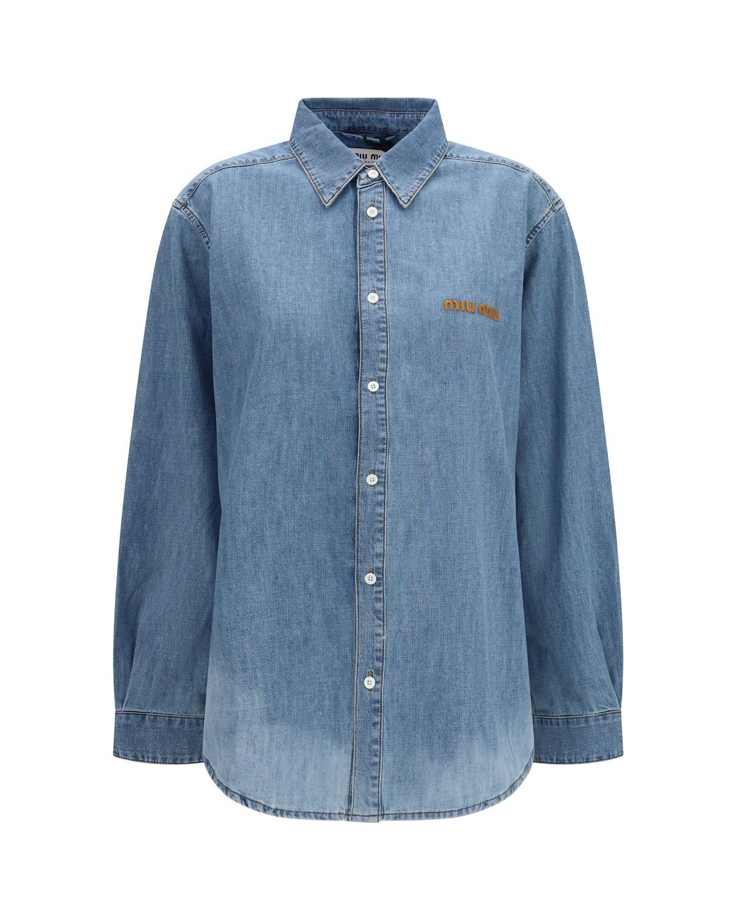 Miu Miu Blue Chambray Shirt