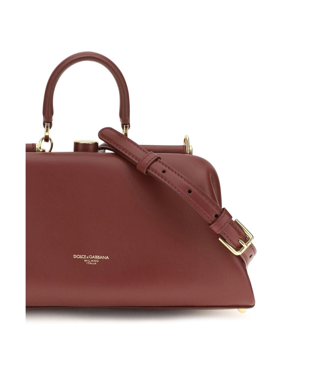Dolce & Gabbana Red Dolce & Gabbana Grandma Medium Top-Handle Bag