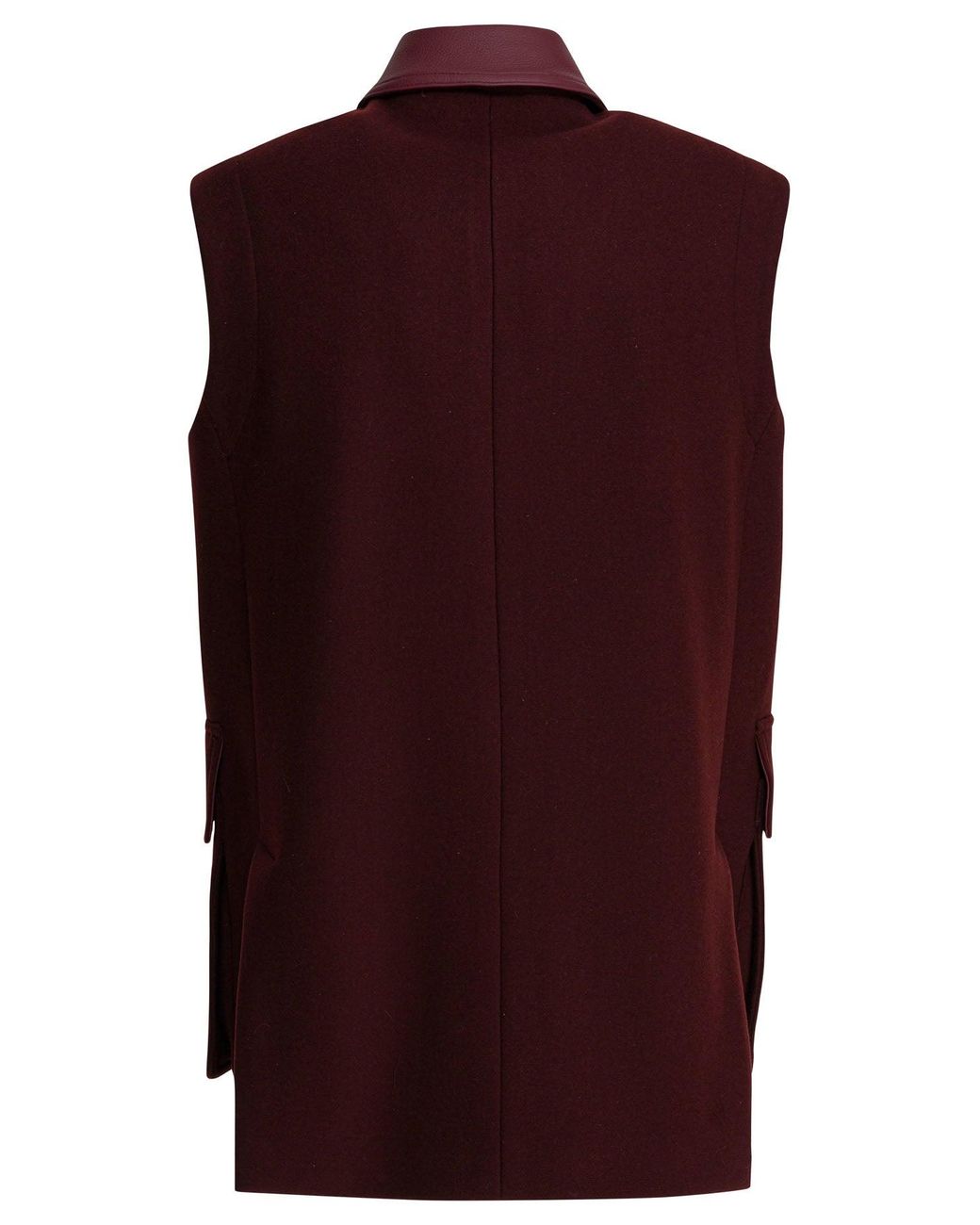 Max Mara Purple Sleeveless Jacket