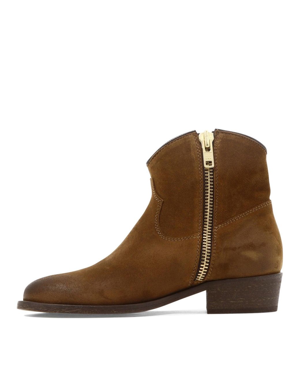 Via Roma 15 Brown Martora Ankle Boots