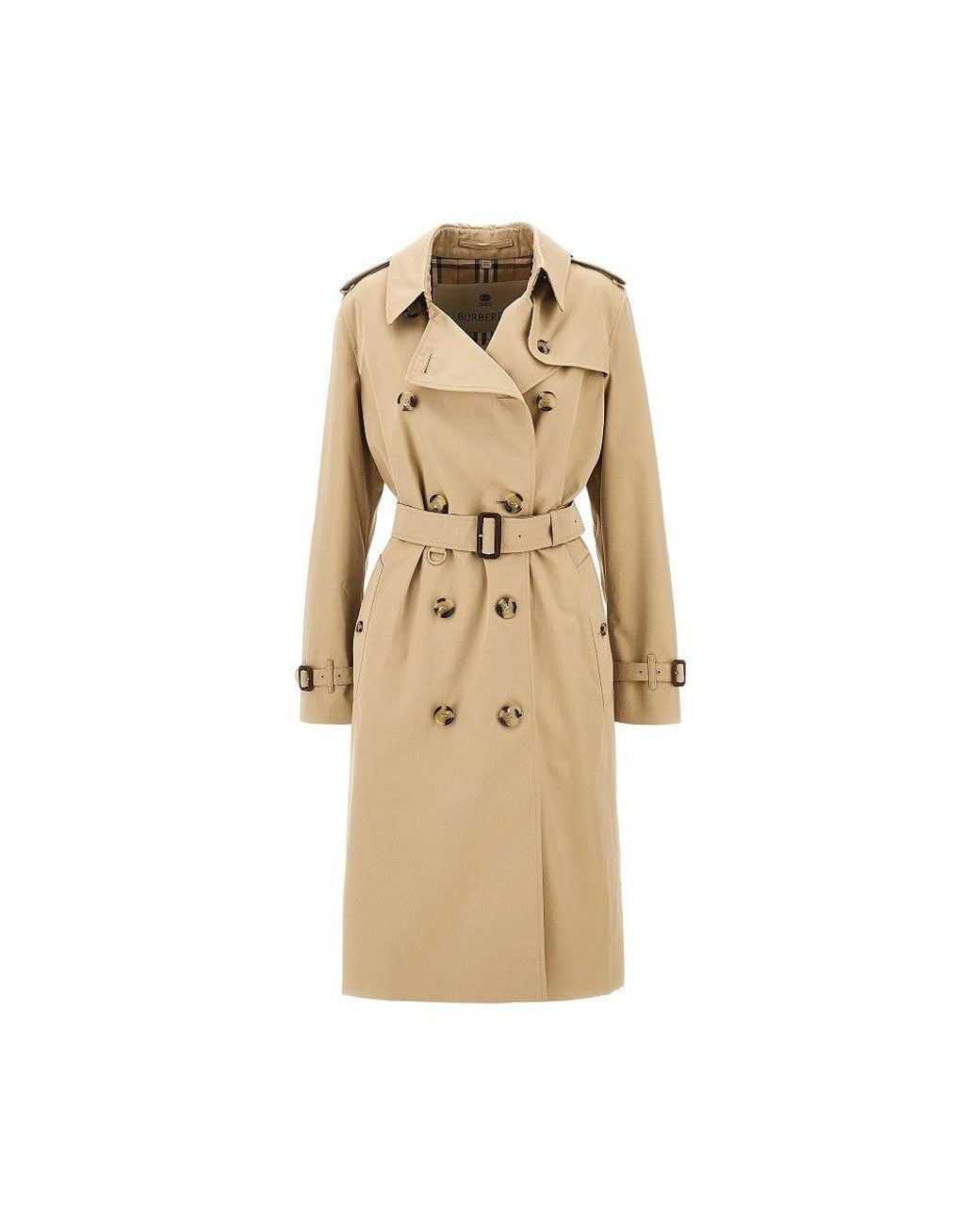 Burberry Natural Long 'Kensington' Trench Coat