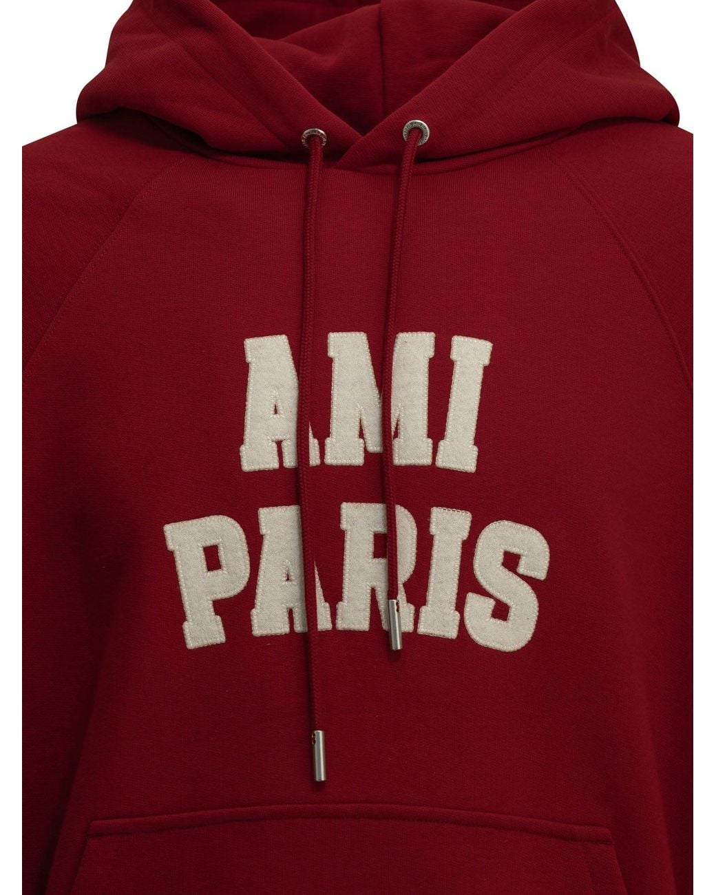 AMI Red Hoodie for men