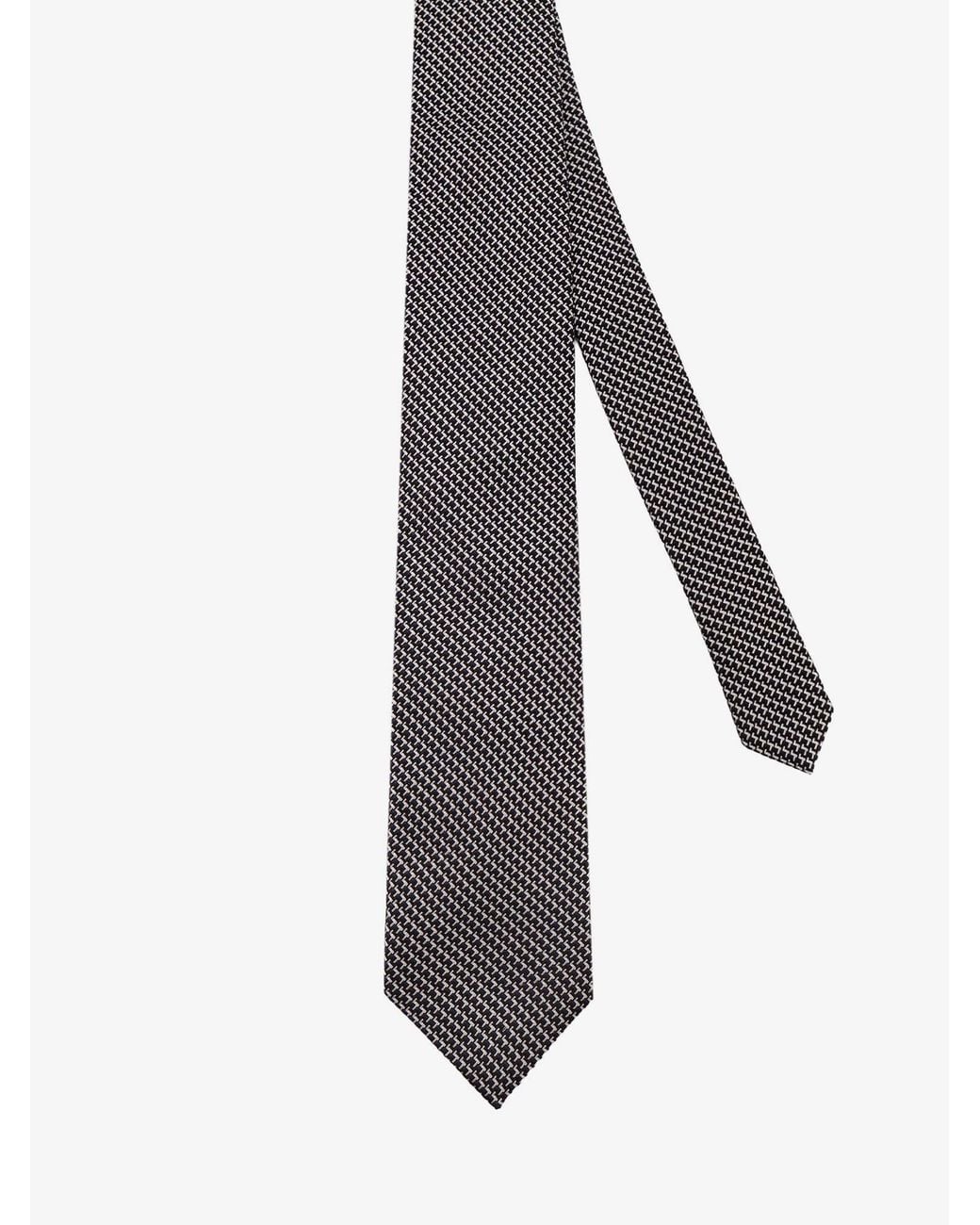 Tom Ford Gray Silk Tie for men