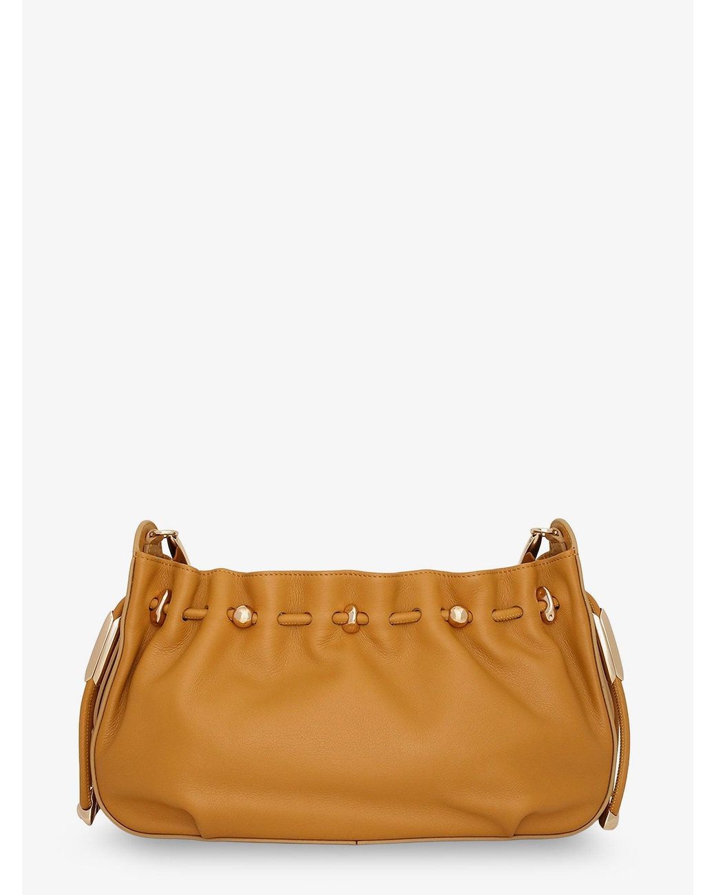 Zimmermann Brown Leather Clutch Halcyon