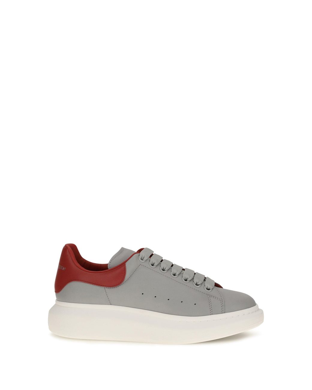 McQueen White Leather Sneakers for men