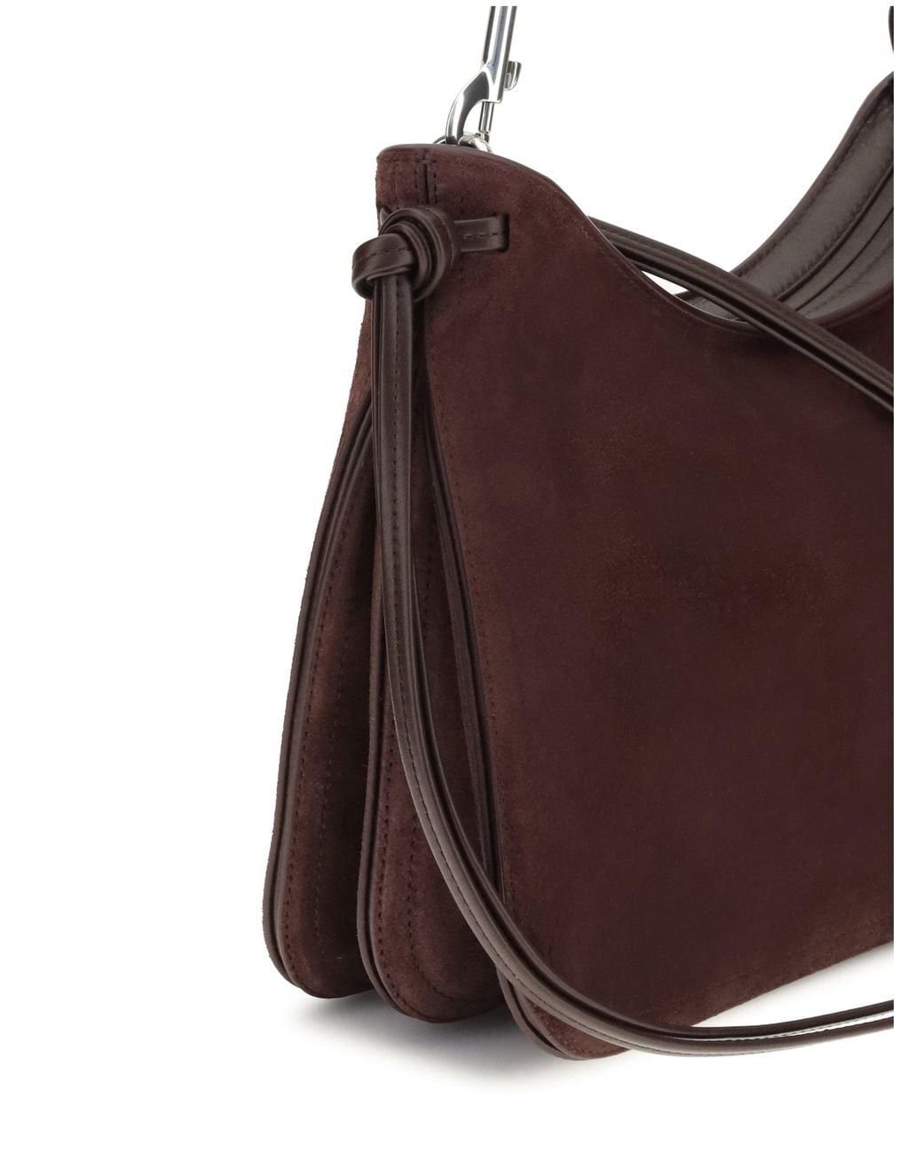 Phoebe Philo Brown Gig Shoulder Small Oxblood