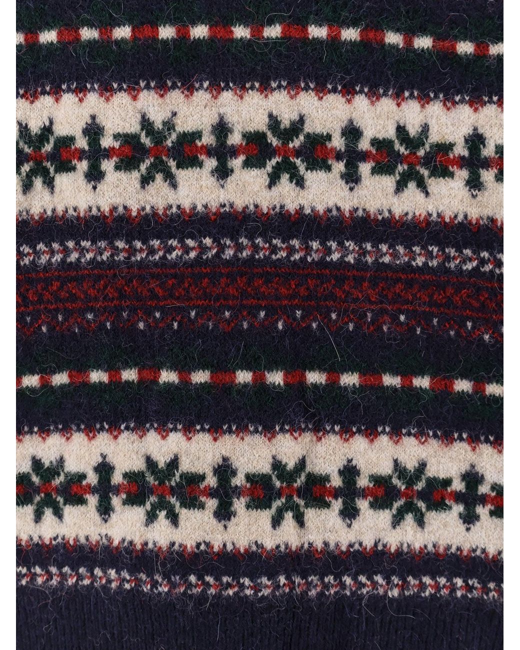 DUNST Blue Fairisle Sweater