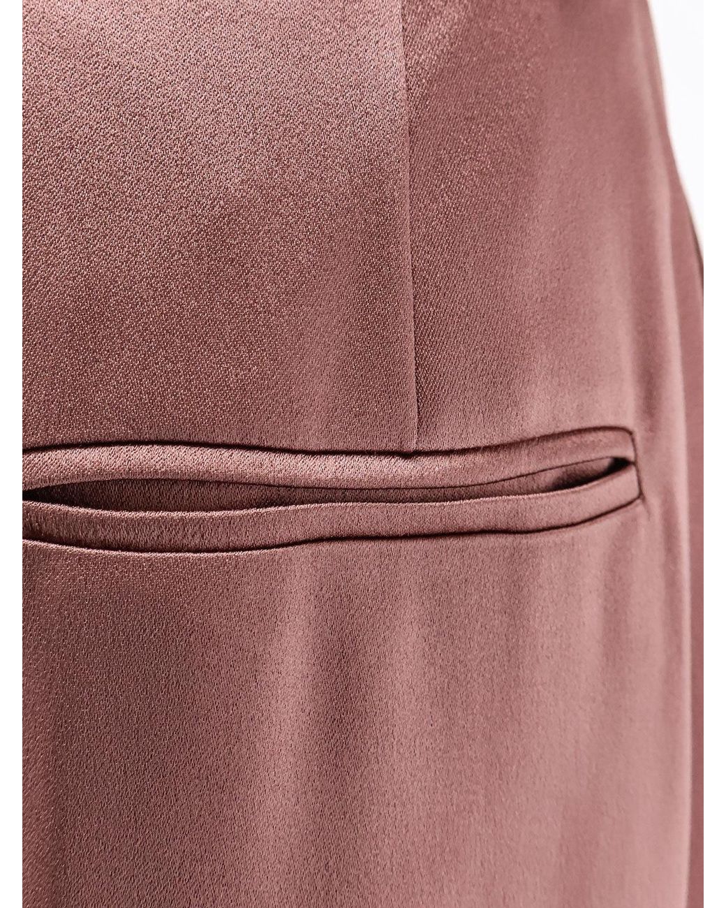 Alysi Pink Trousers Satin
