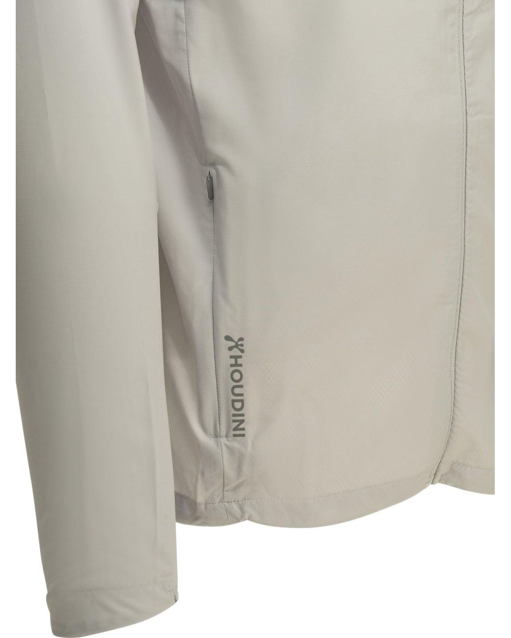 Houdini Sportswear Gray "Pace Trail" Technical Jacket