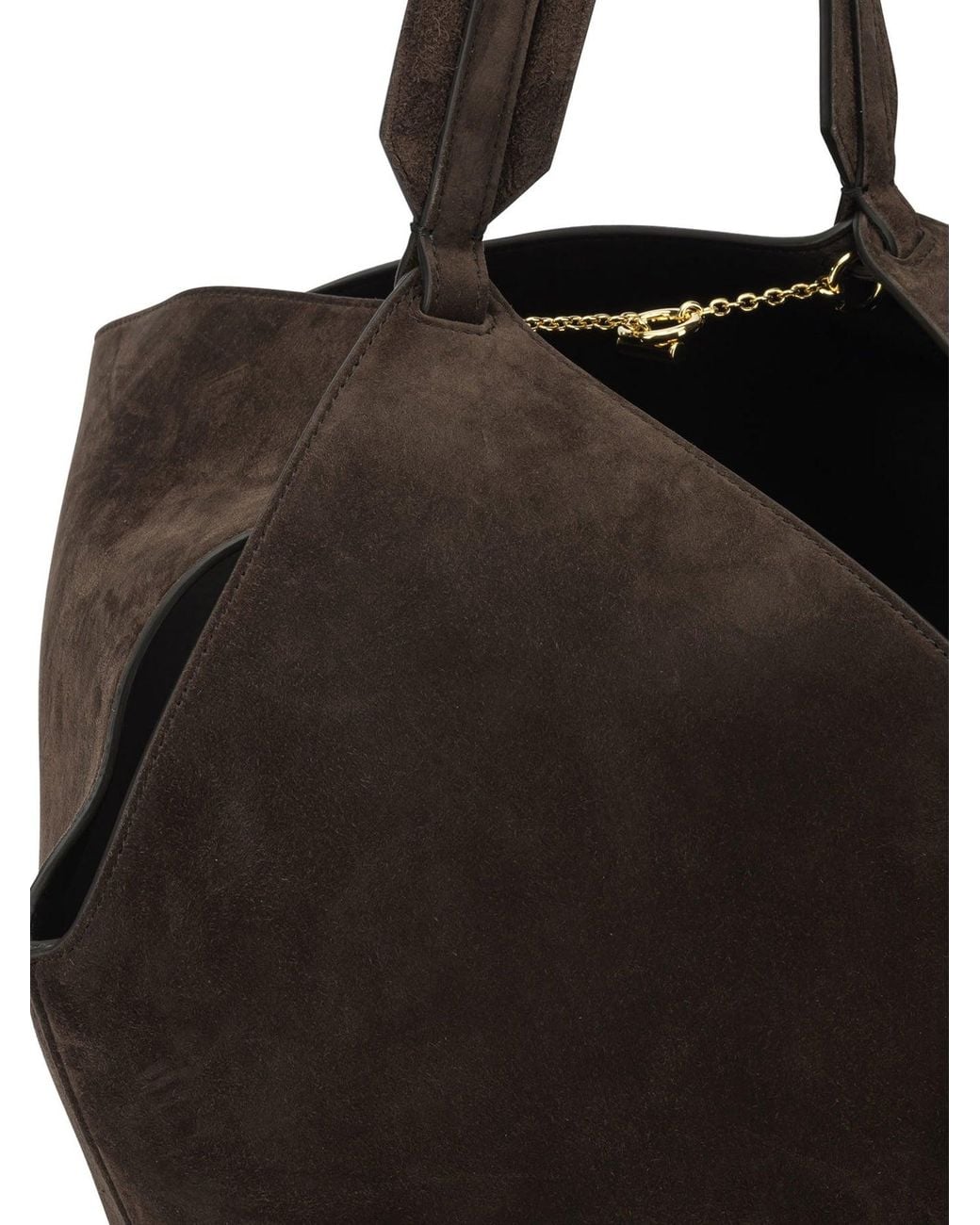 Khaite Black Medium "Lotus" Shoulder Bag