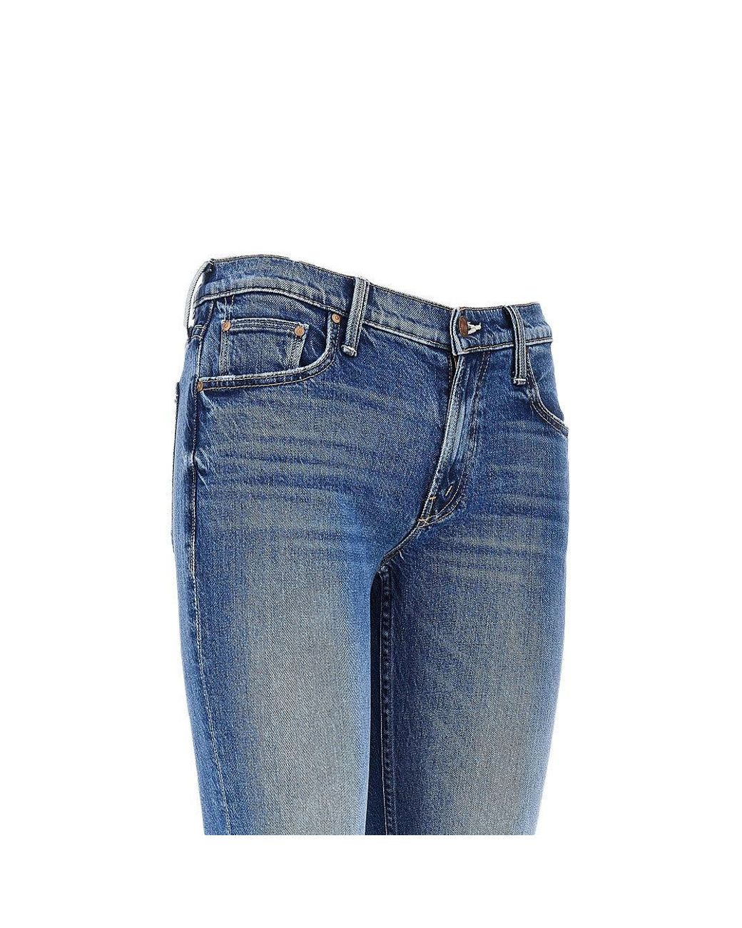 Mother Blue 'The Jinx Heel' Denim Jeans