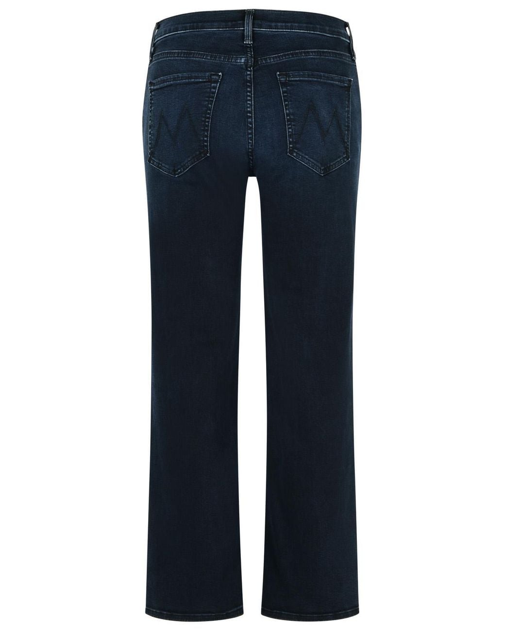 Mother Blue The Rambler Zip Ankle Midnight Jeans