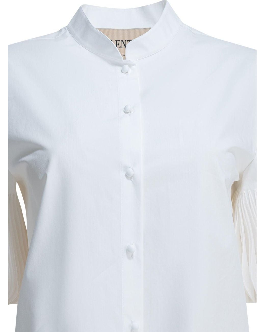 Valentino White Embroidered Casual Shirt