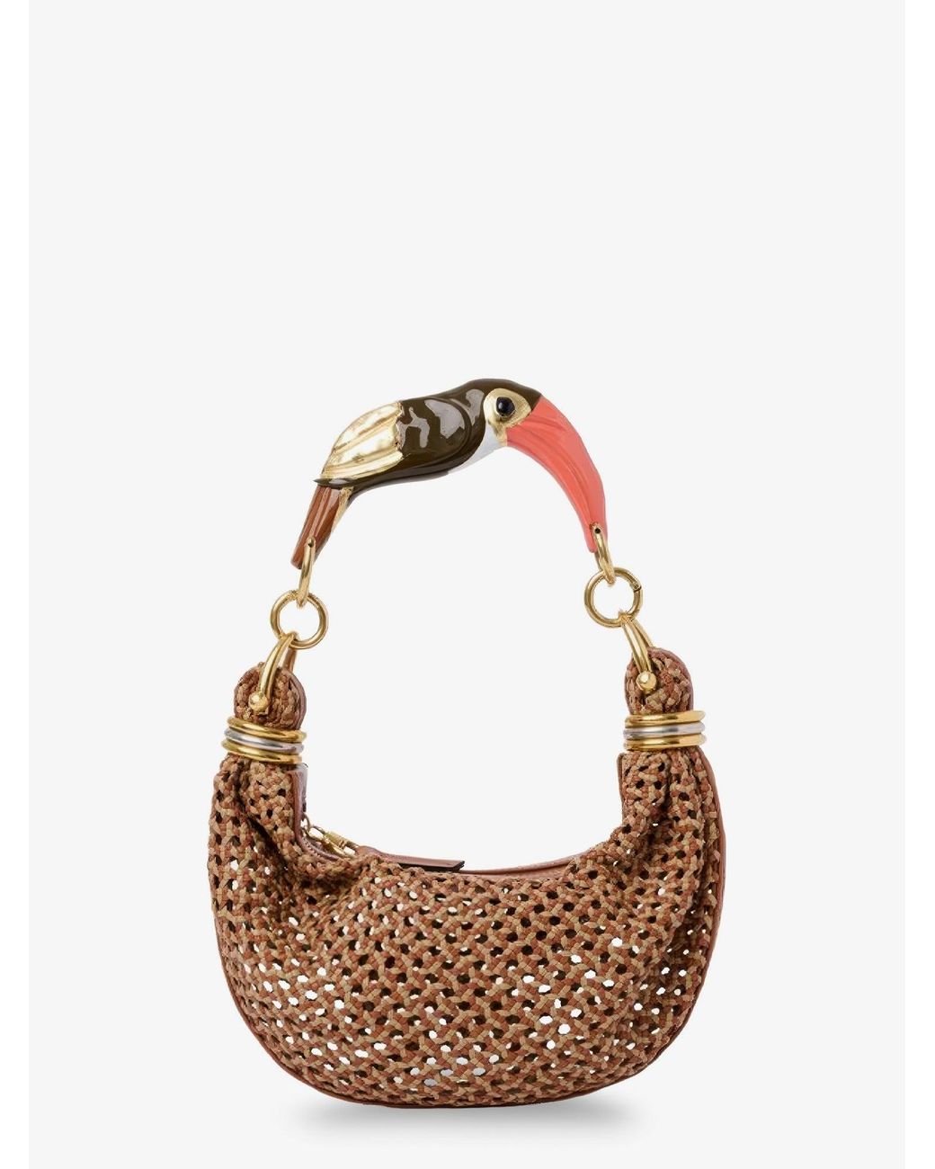 Chloé Pink Bracelet Hobo Handbag With Toucan Handle