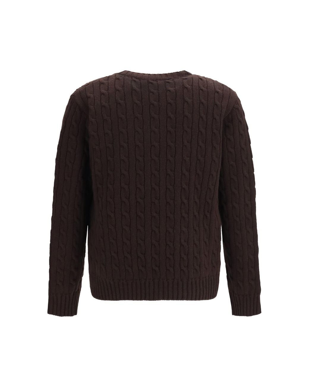 Valentino Black Virgin Wool V-Neck Cardigan for men