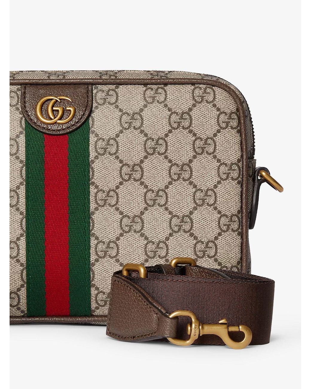 Gucci Gray Ophidia Small Shoulder Bag for men