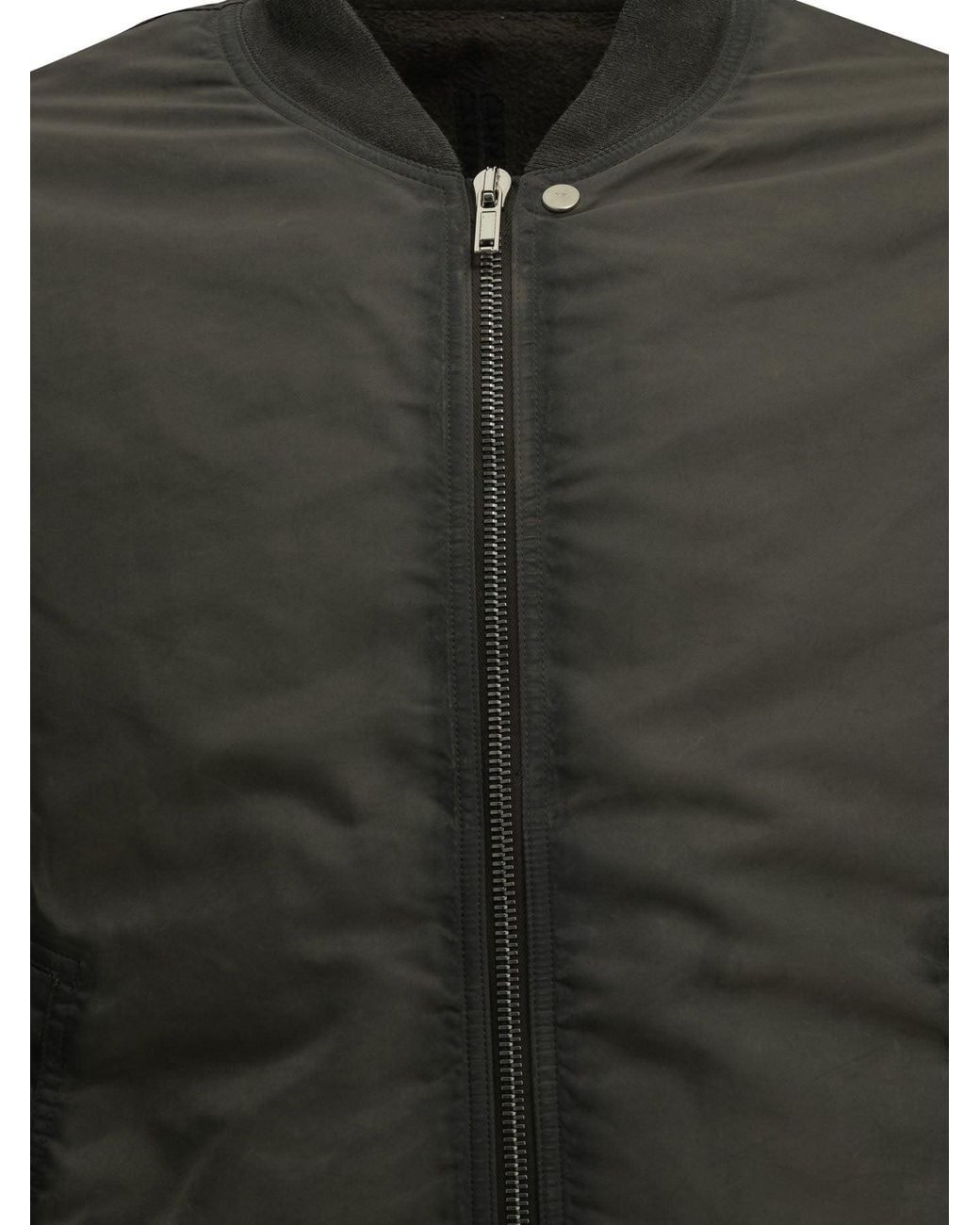 Rick Owens Gray "Classic Flight" Bomber Jacket for men
