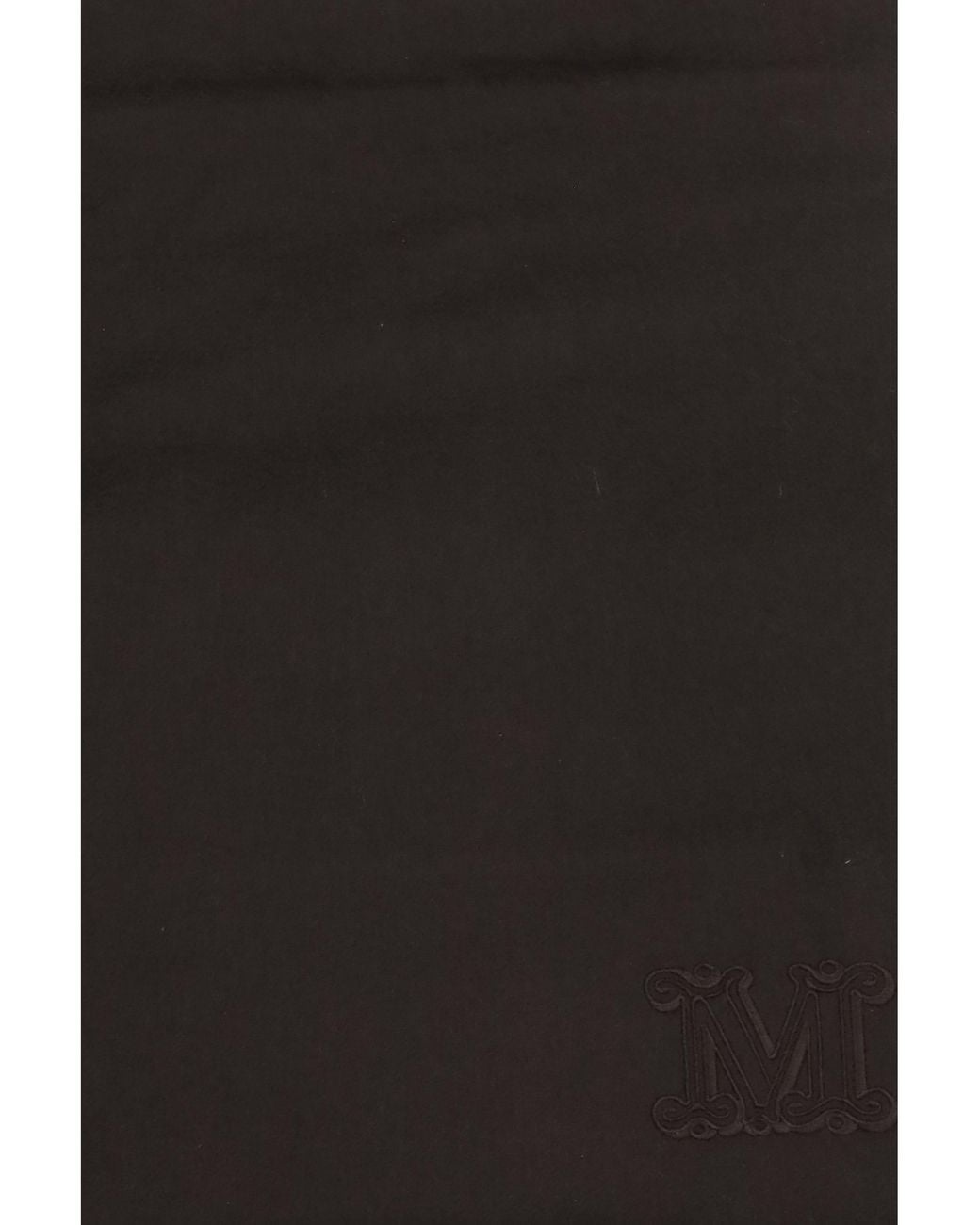 Max Mara Black Dalia Scarf