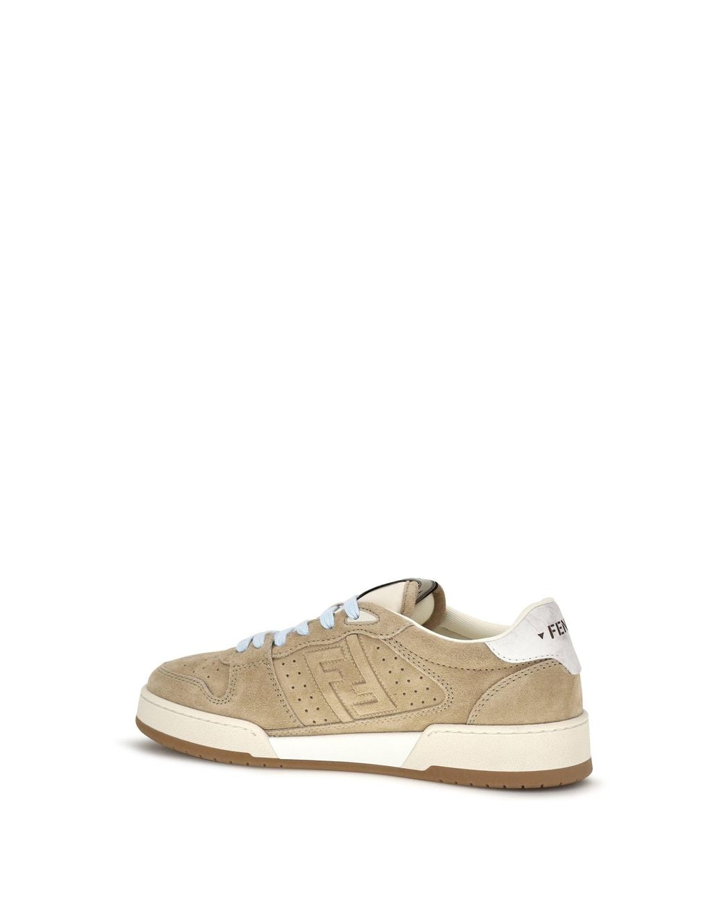 Fendi Natural Match Suede Sneakers for men