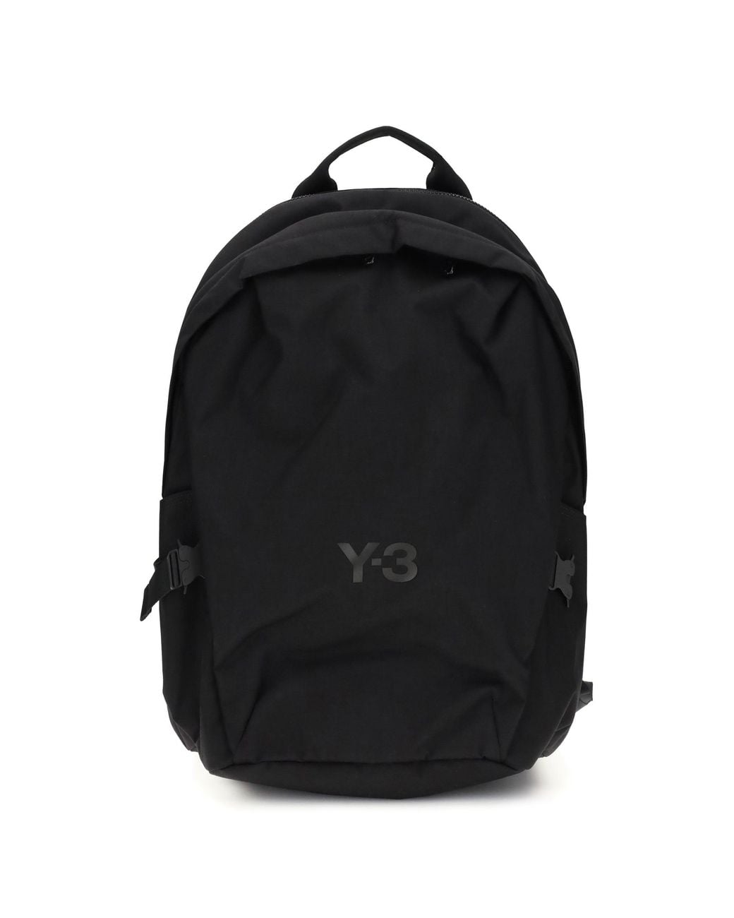 Y-3 Black Nylon Backpack for men