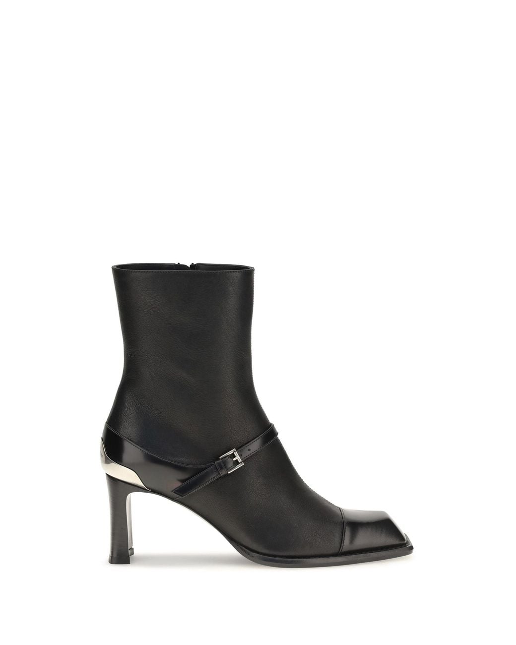 McQueen Black Niko Ankle Boots